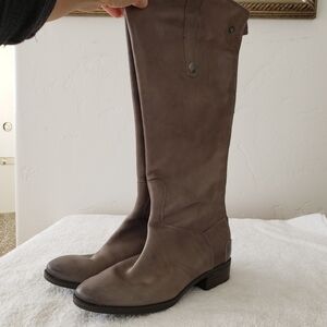 Sam Edelman riding/equestrian grey color womens  boots size 8,5